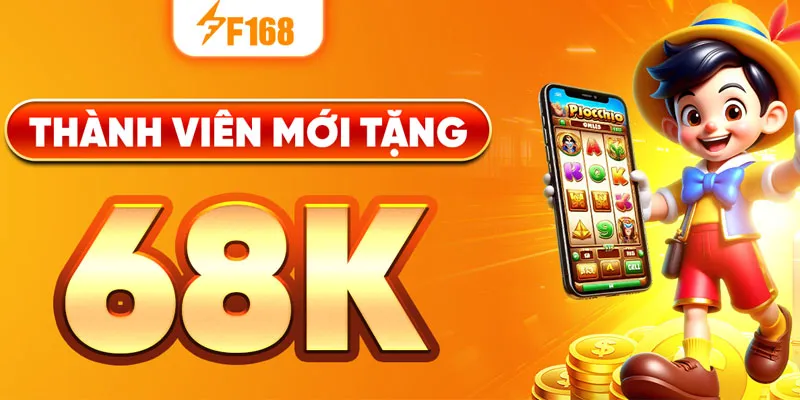 Cách để nhận khuyến mãi F168 tặng 68k vô cùng đơn giản